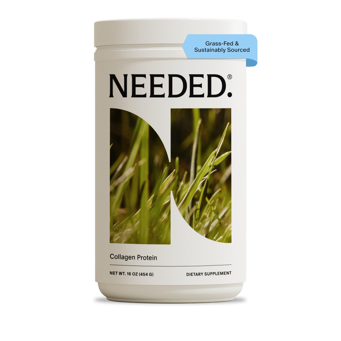 Needed. Expertly-Formulated & Tested Prenatal Hydrolyzed Collagen Protein Powder for Pregnancy, Breastfeeding, & Postpartum | Grass-fed, Pasture-Raised, Hormone-Free | 1lb