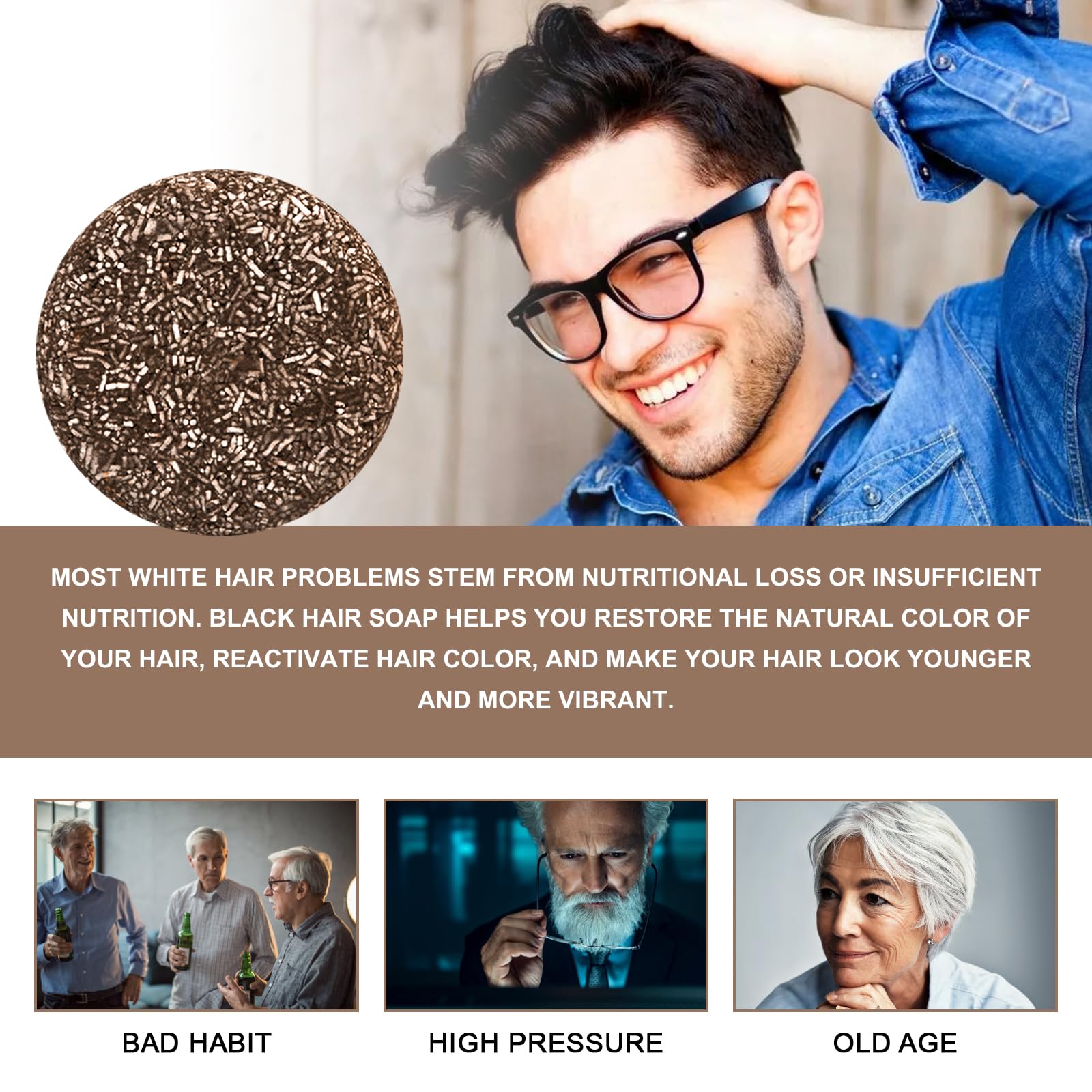 Ginger He Shou Wu Shampoo Bars for Hair Growth, 2 PCS Ginge Natural Organic Formula for Promoting Hair Regrowth, Hair Reverse Shampoo Soap for Anti-Dandruff and Anti-Itching Ginger Soap