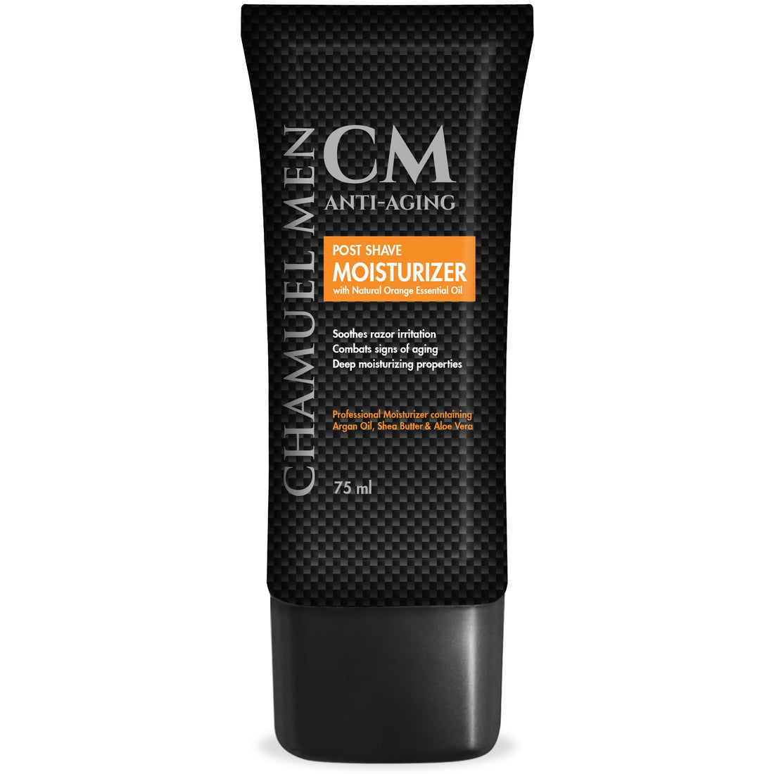 Chamuel Men's Skincare Post Shave Lotion – Anti-Aging All Natural SPF Sunscreen After Shave Grooming Moisturizer for Sensitive, Dry, Oily or Combo Skin, 2.6 oz