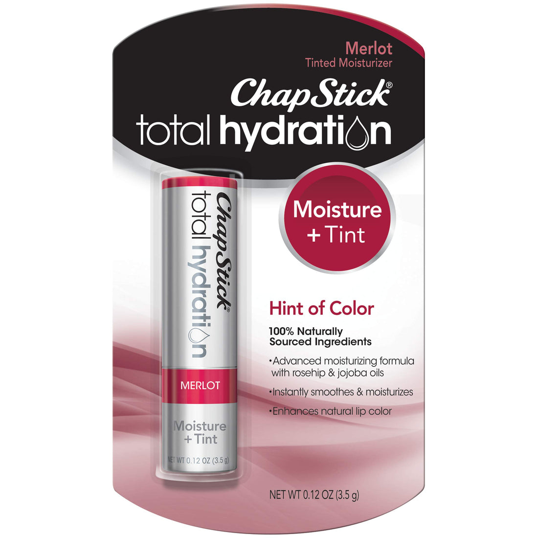 ChapStick Total Hydration Blood Orange 0.12 oz (Pack of 2)