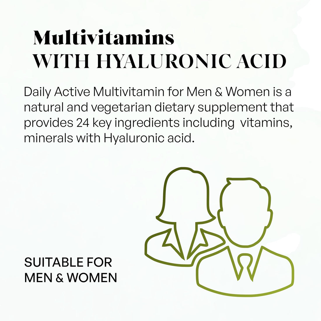 MEIBOTAN Multivitamin Tablets for Men and Women with Zinc, Vitamin C, Vitamin D3