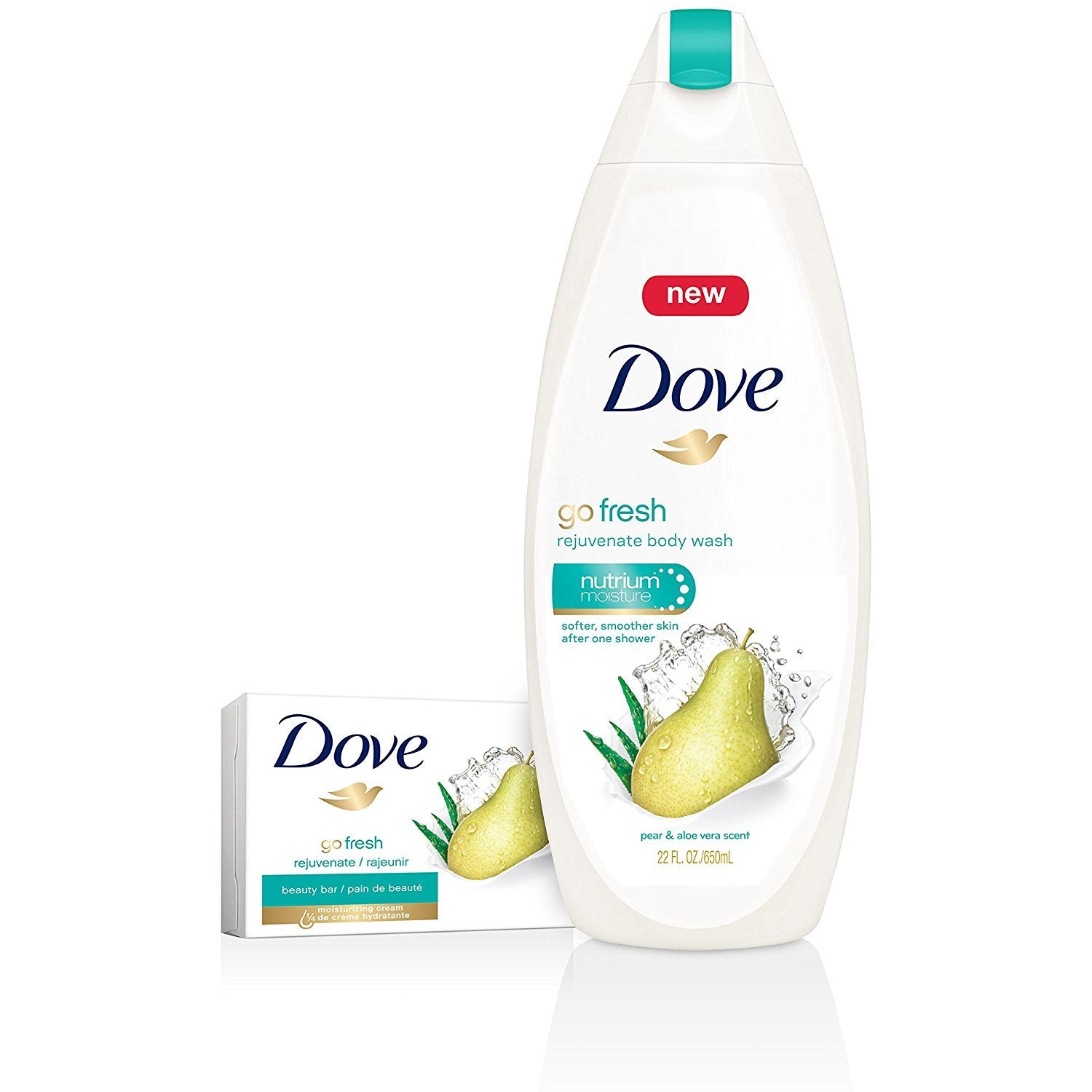 Dove go fresh Body Wash, Pear and Aloe Vera 22 oz
