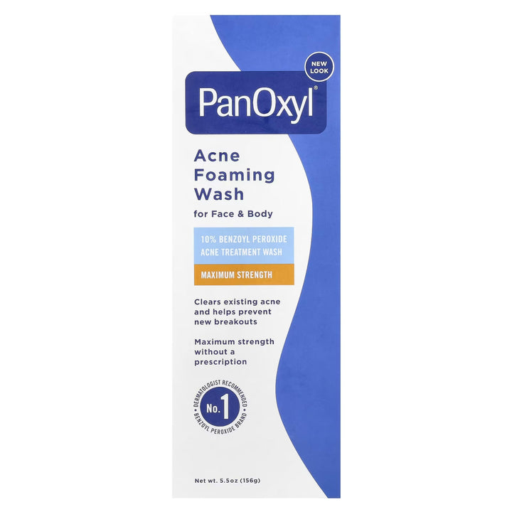 PANOXYL ACNE FOAMING WASH 5.5 oz (Pack of 2) (Packaging may vary)