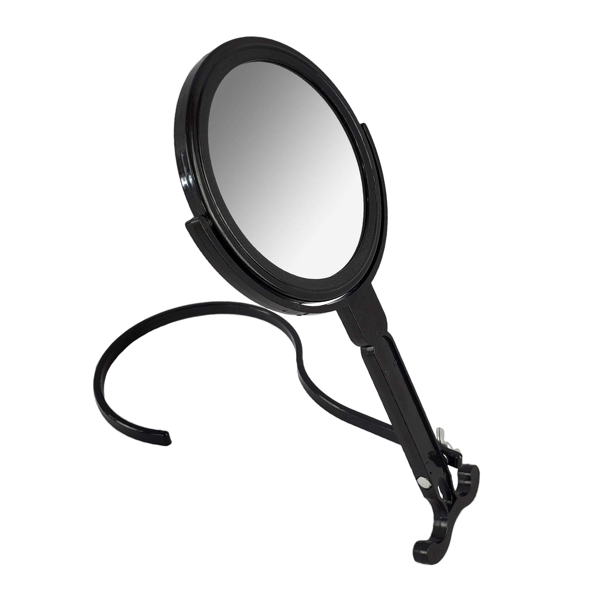 Rucci Neck Mirror, Black, M626 5X/1X