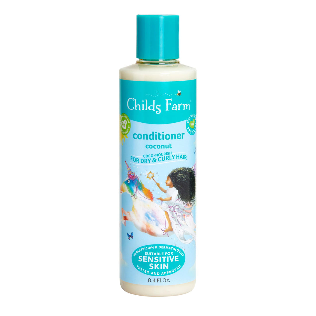 Childs Farm, Kids Conditioner for Curly, Dry Hair, Coco- Nourish Conditioner, Contains Wonderful Fragrance which Doesn’t Irritate Sensitive Skin, 8.4 Fl Oz