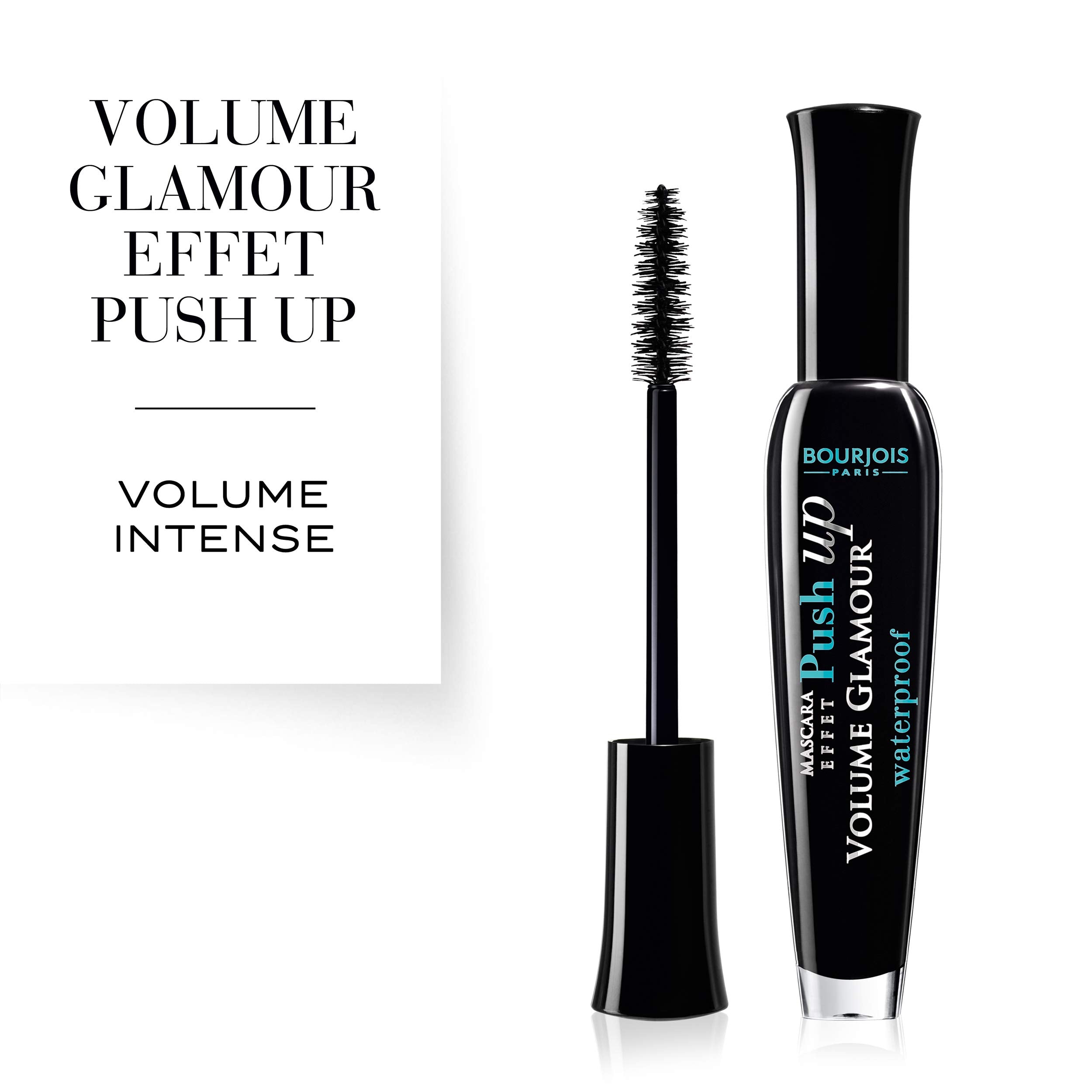 Bourjois Volume Glamour Push Up Waterproof No. 71 Black Mascara for Women, 0.24 Ounce