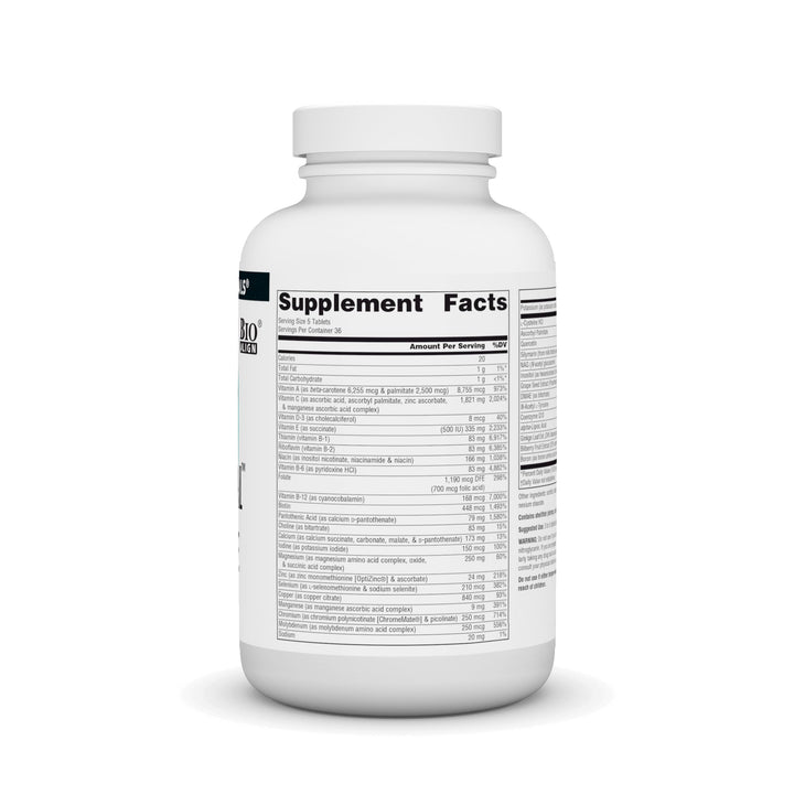 Source Naturals Elan Vital Multiple - Supports Brain, Heart, Liver, Immune, Energy Boost - 180 Tablets