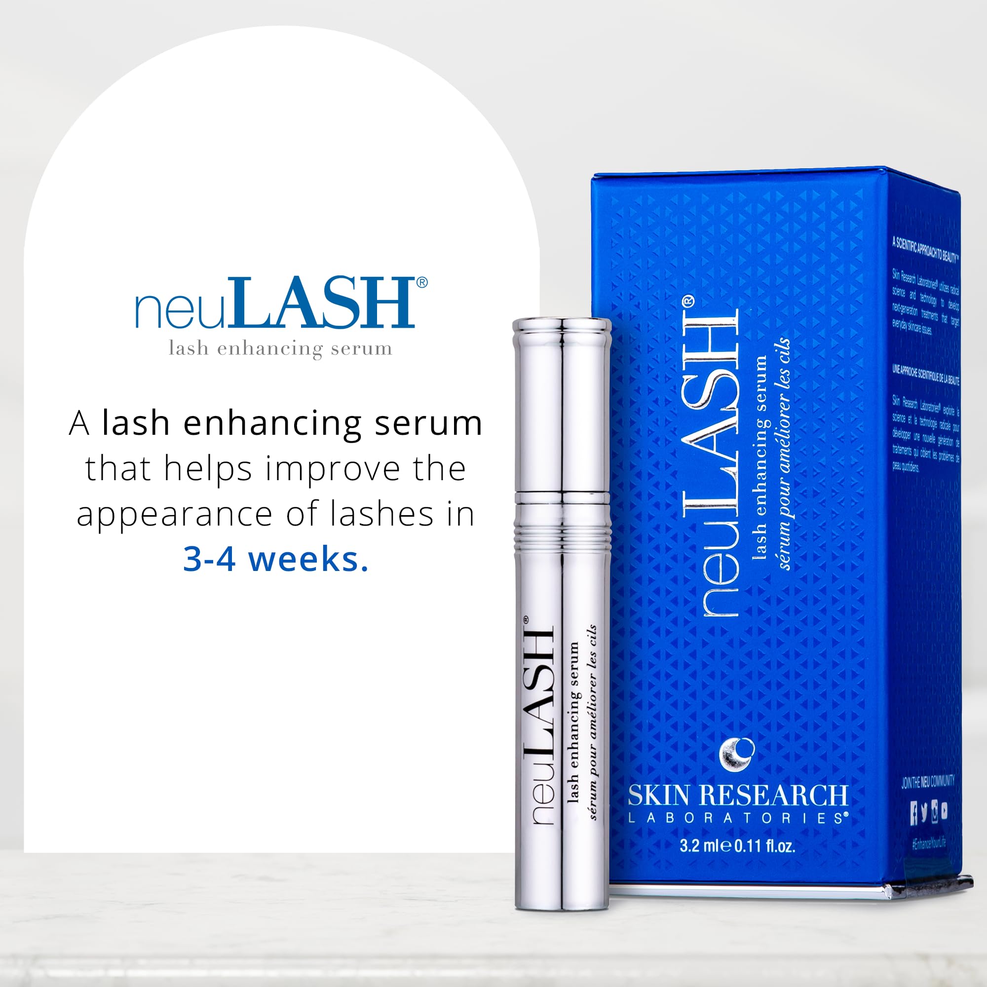 Skin Research Laboratories Neulash Eye Lash Enhacing Serum, 0.11 fl. oz.