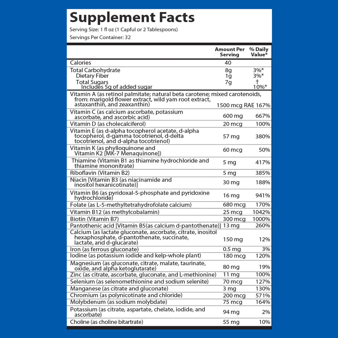 Drucker Labs - IntraMAX 2.0 Organic Liquid Trace Minerals, Liquid Multivitamin, for Men and Women, Non GMO, Dairy Free, Gluten Free, Magnesium, Vitamin D, C E, Zinc, Vitamin E (32 oz., Peach Mango)
