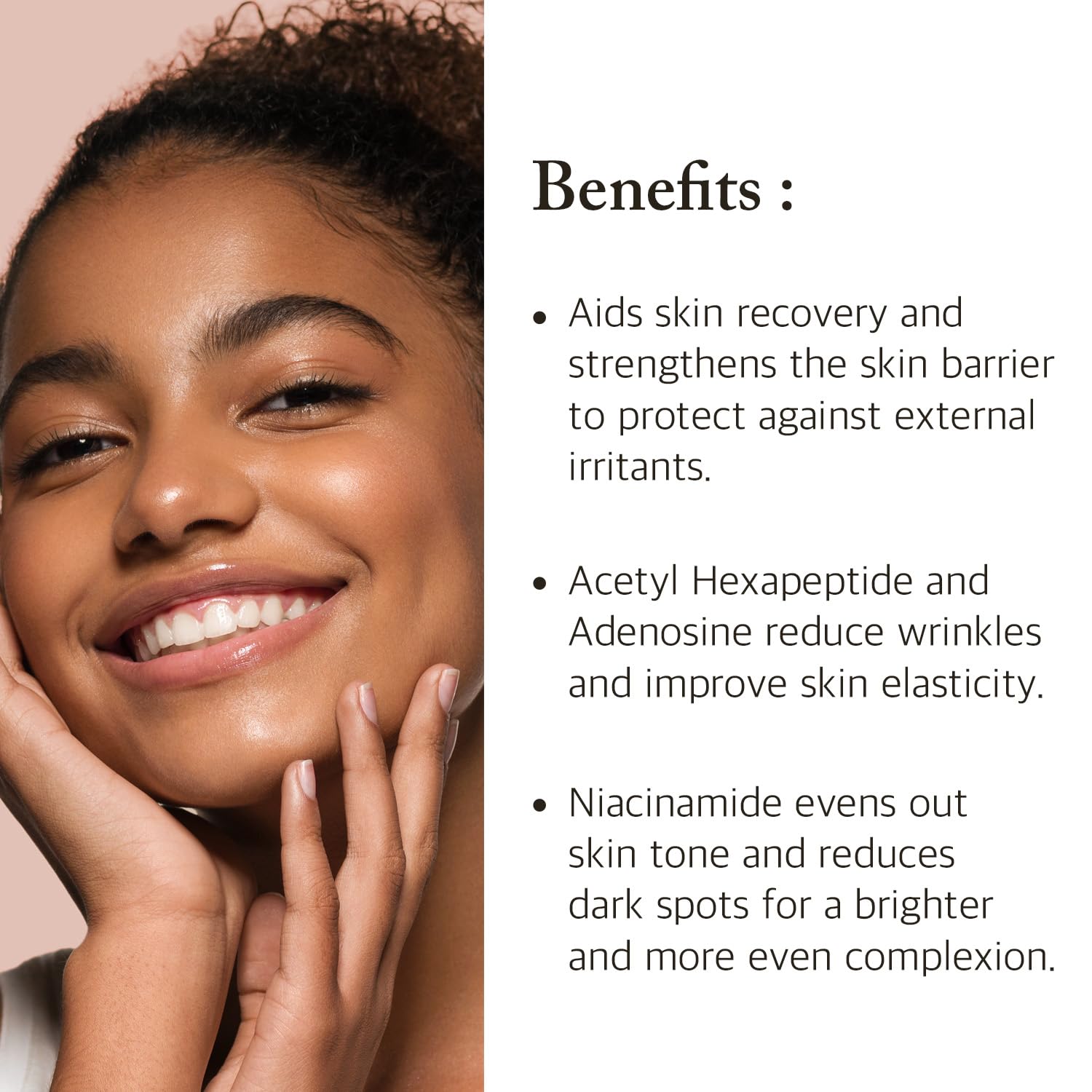 eyeNlip Salmon & Peptide Nutrition Cream – 1.76 fl oz– Deeply Hydrating Face Moisturizer with Collagen & Peptides for Dry, Aging Skin – Korean Skincare for Soothing Redness and Improving Elasticity