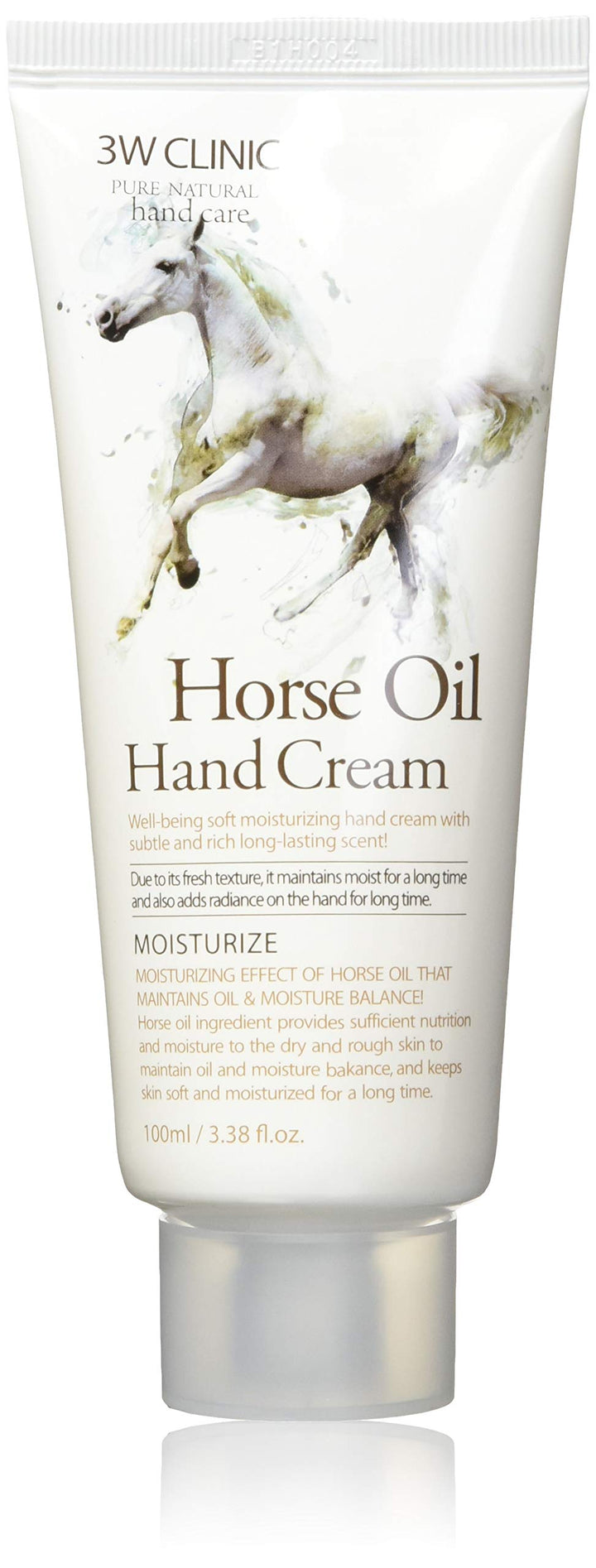 3W Clinic Hand Cream - Horse Oil 100ml/3.38oz
