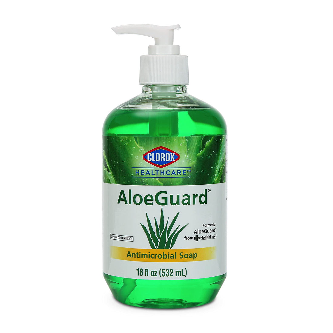 Clorox Healthcare AloeGuard Antimicrobial Soap 18 Ounce Antimicrobial Hand Soap from for Healthcare Professionals | Hand Soap for Everyday Use with Aloe Vera to Soothe & Moisturize Hands