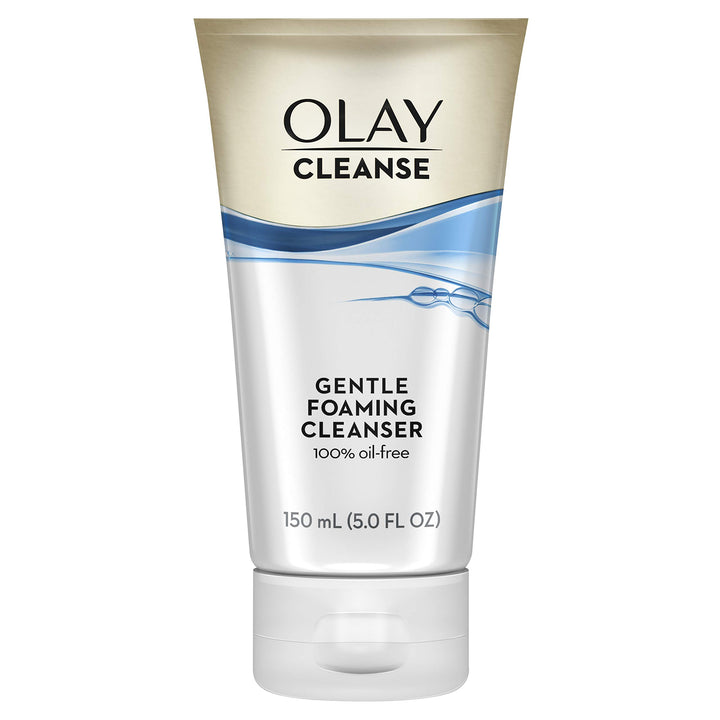 Olay Gentle Clean Foaming Face Cleanser for Sensitive Skin Tube, 5.0 oz