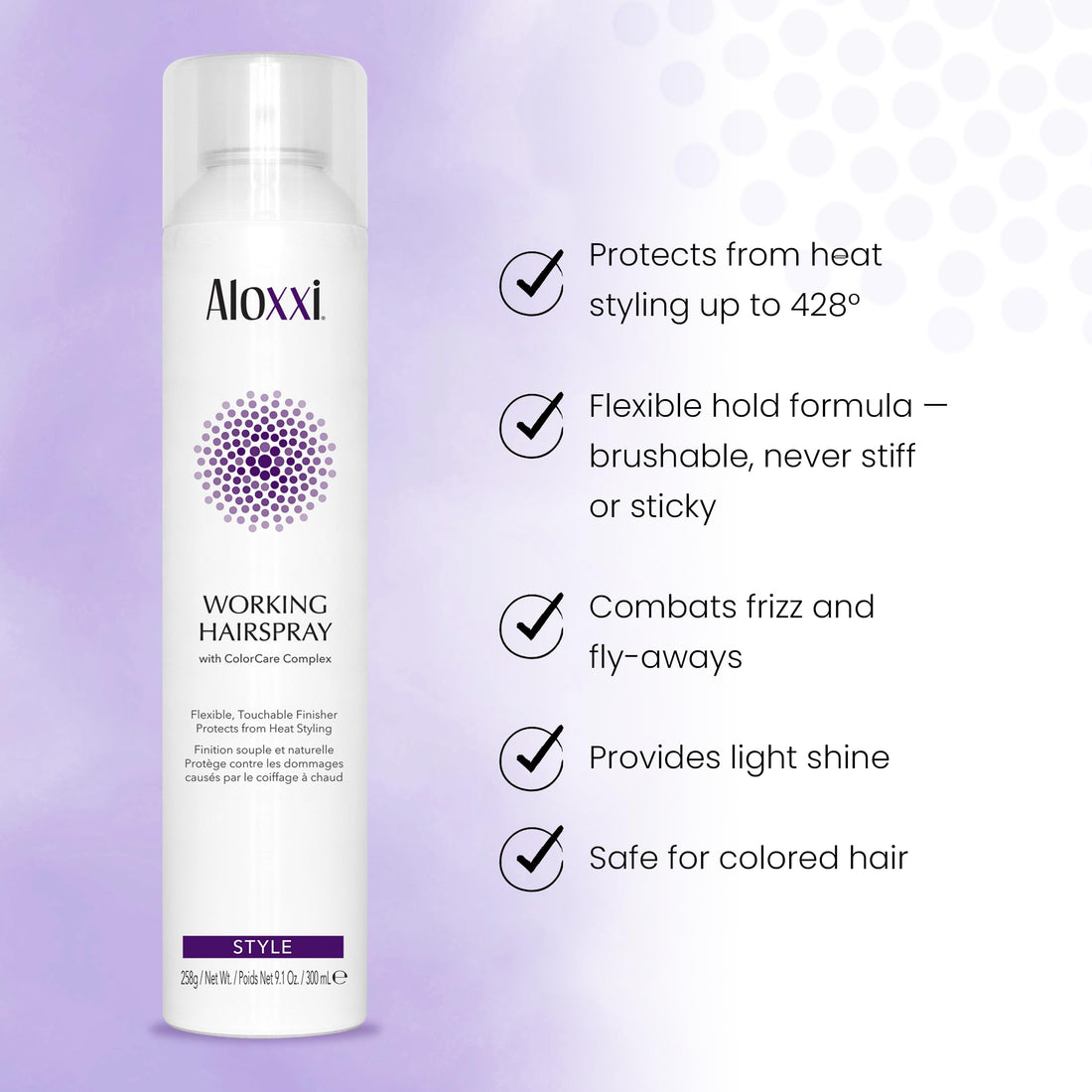 Aloxxi Working Hairspray 9.1 Oz