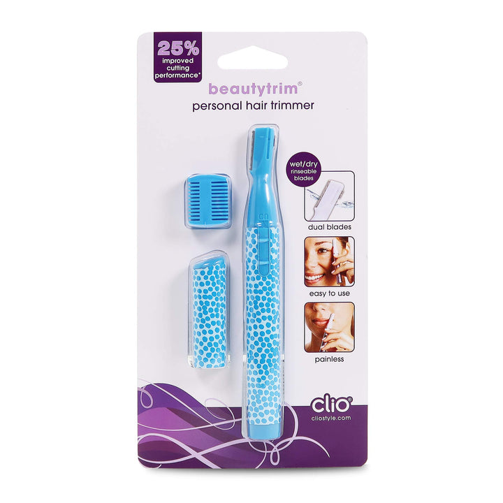 Clio Designs Model - 3901 Beautytrim Personal Hair Trimmer, Super Cute Designs That Everyone Loves (Colors May Vary)