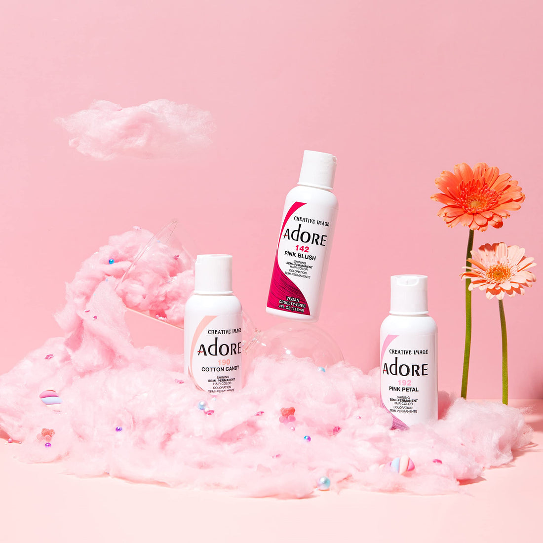 Adore Semi-Permanent Hair Color (#190 Cotton Candy) by Adore