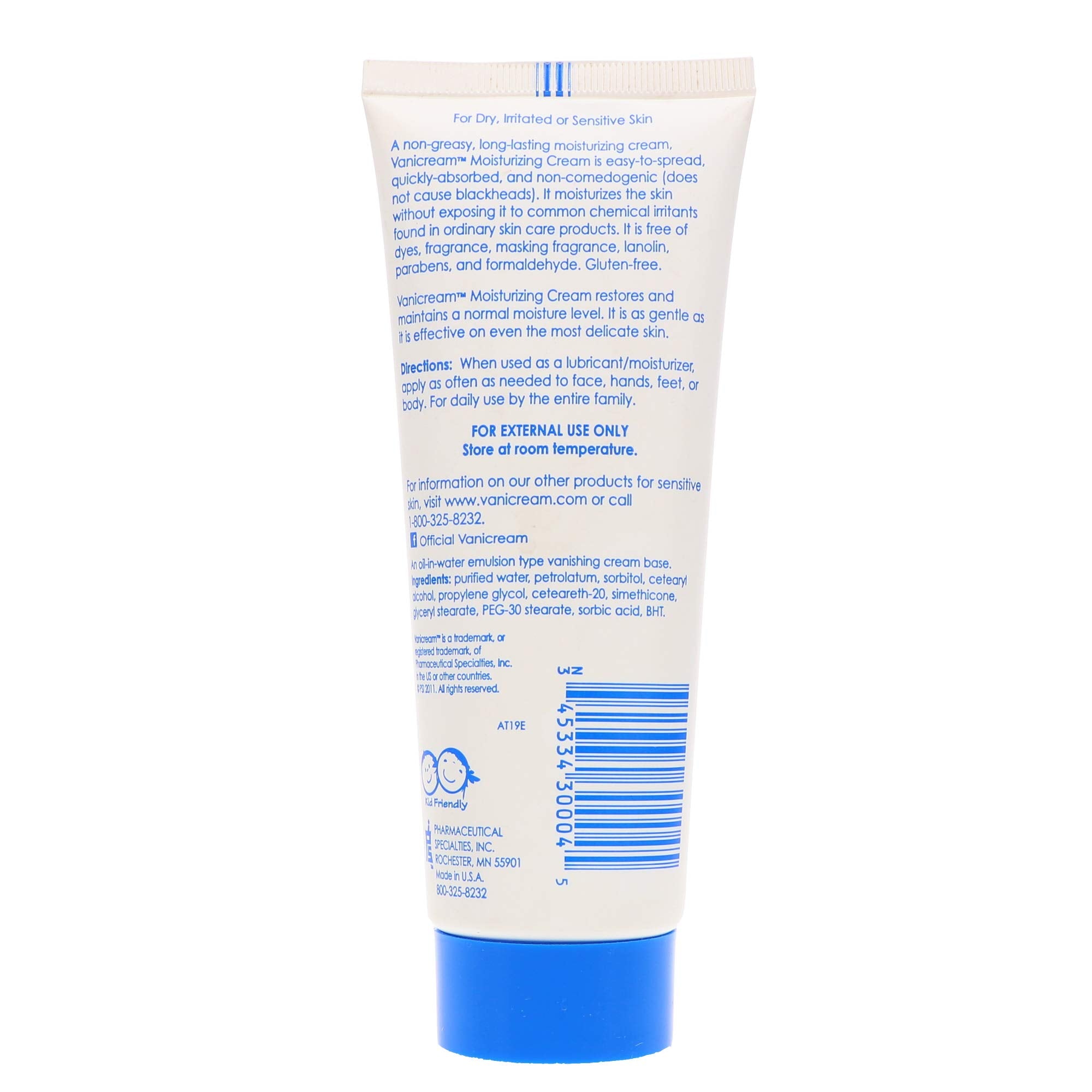 Vanicream Mosturizing Cream for Sensitive Skin 4oz