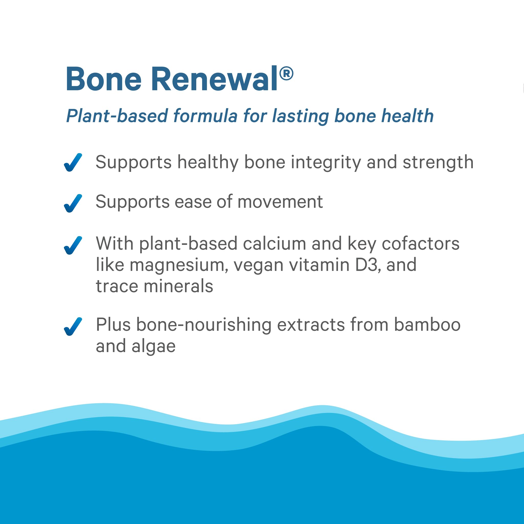 PURE SYNERGY Bone Renewal | Bioavailable Calcium with Cofactors | Natural, Vegan Bone Health Supplement with Vitamin D3, K2, Magnesium, & Boron | for Lasting Bone Strength (150 Capsules)