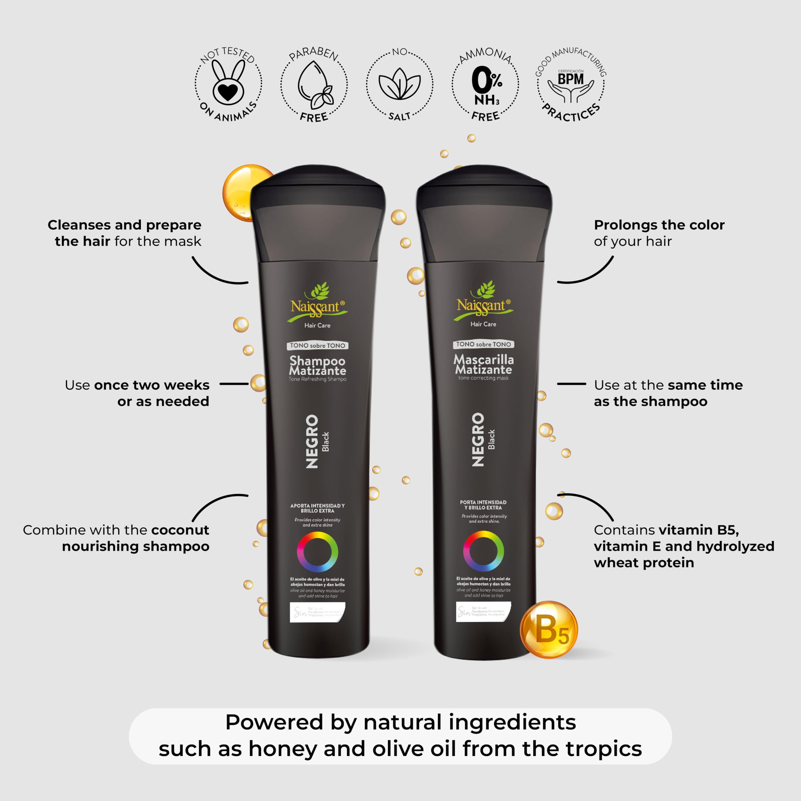 Naissant Treatment Black Negro, 10.1 Fluid Ounce (300ml)