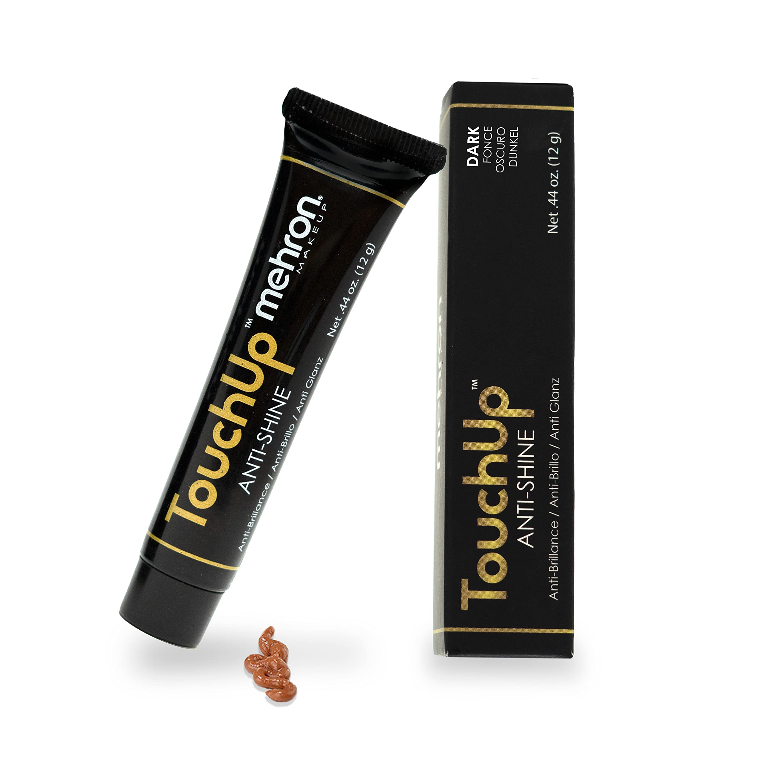 mehron Touch-Up Matte Finishing Anti-Shine Gel Treatment - Dark Tint