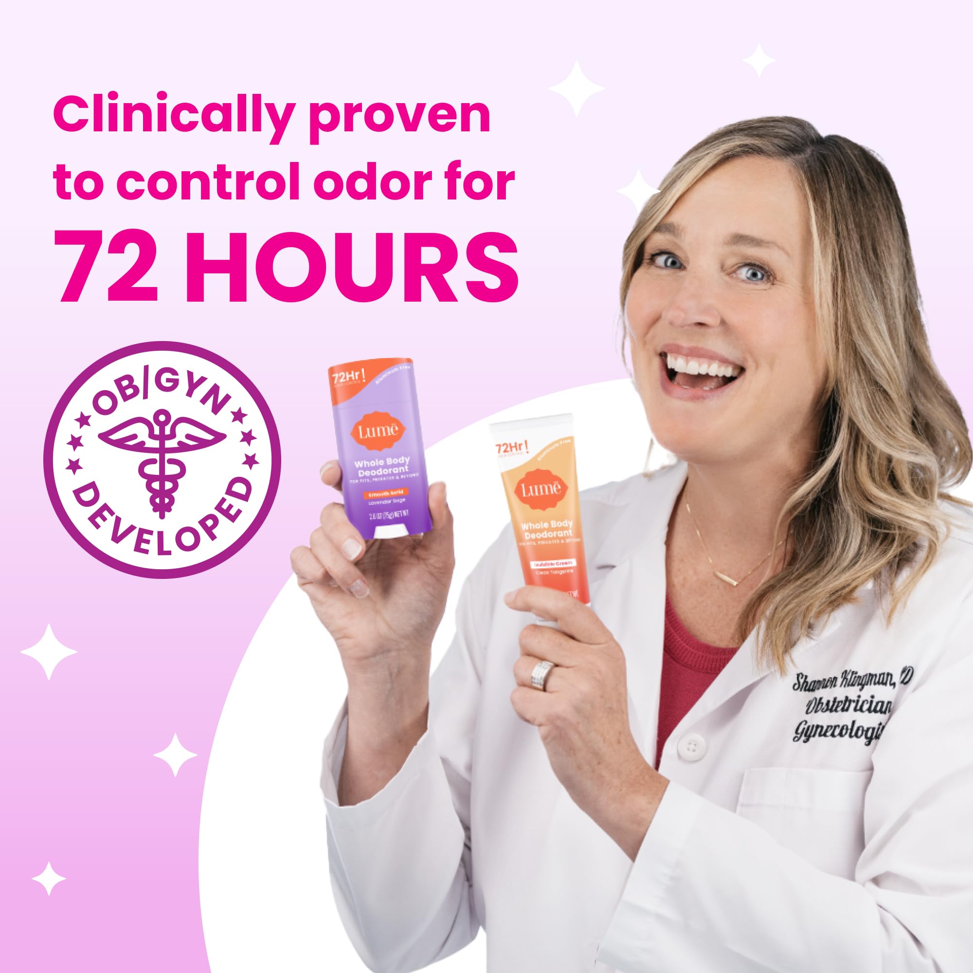 Lume Invisible Spray Deodorant For Women - Whole Body Deodorant Spray - 72 Hr Odor Control - Ozone Friendly, Natural Propellant - Aluminum & Baking Soda Free, Skin Loving - 2 pack (Soft Powder)