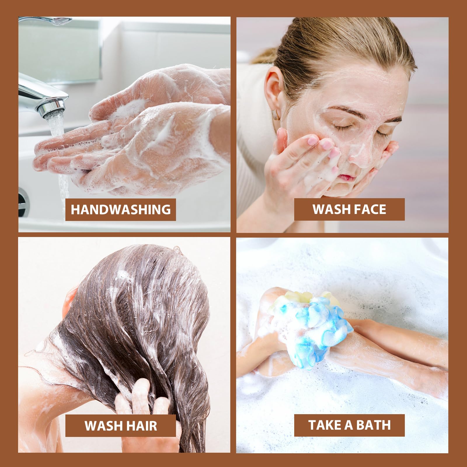 Fallopia Multiflora Shampoo Bar 3PCS for Black & Thick Hair, He Shou Wu Shampoo Soap, Deeply Cleanses the Scalp/Hair, Promotes Growth and Prevents Hair Loss