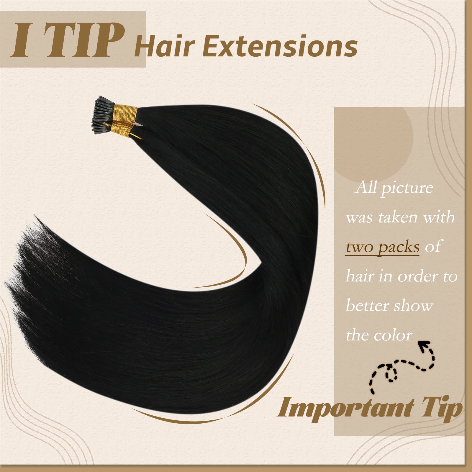 20, 1: Youngsee 20 Inches 100% Real I Tip Hair Extensions Keratin Human Hair Jet Black #1 50 Strands Fusion Tip Extensions Remy Human Hair Salon Style