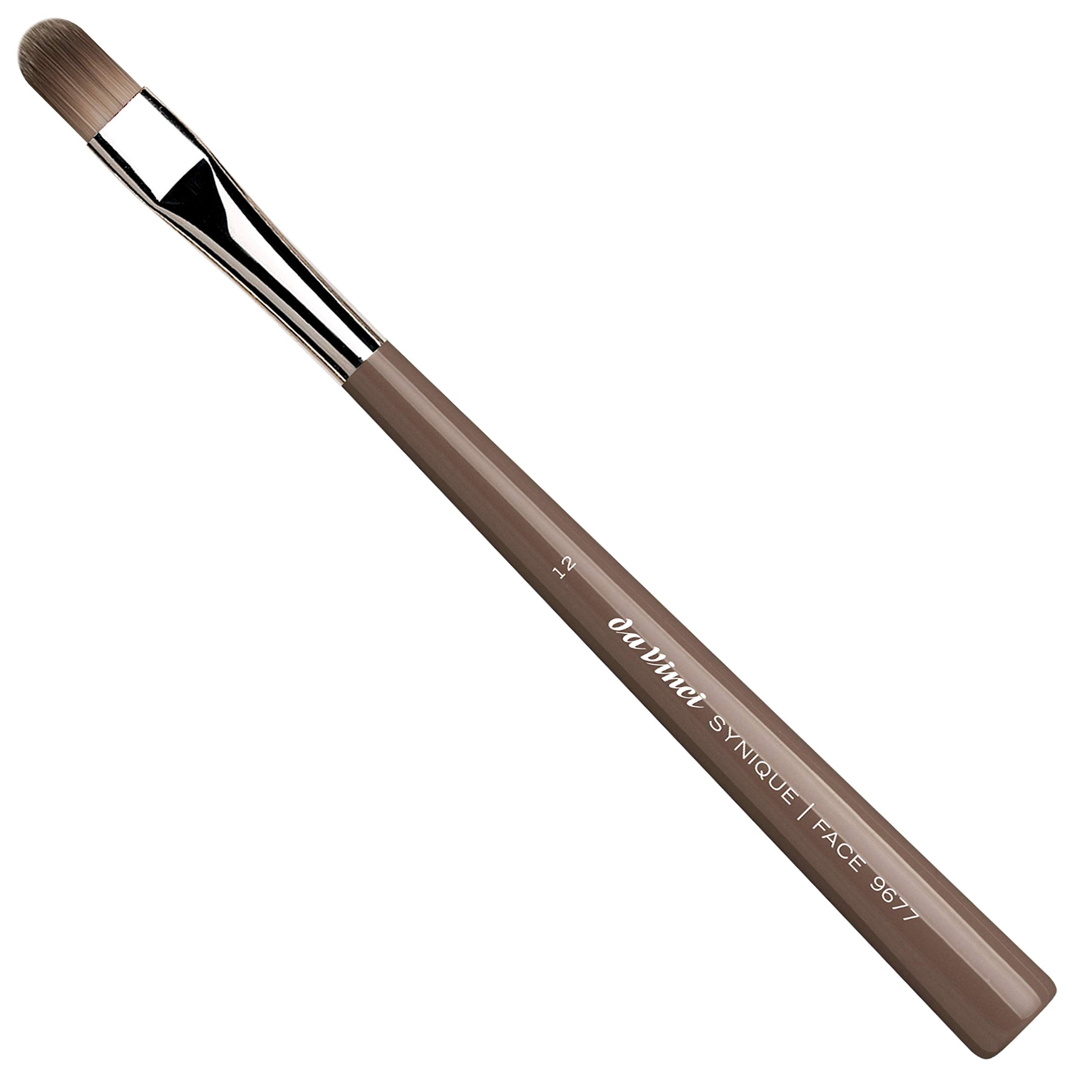 da Vinci Cosmetics Series 9677 Synique Concealer Brush, Oval Synthetic, Size 12, 1.48 Ounce