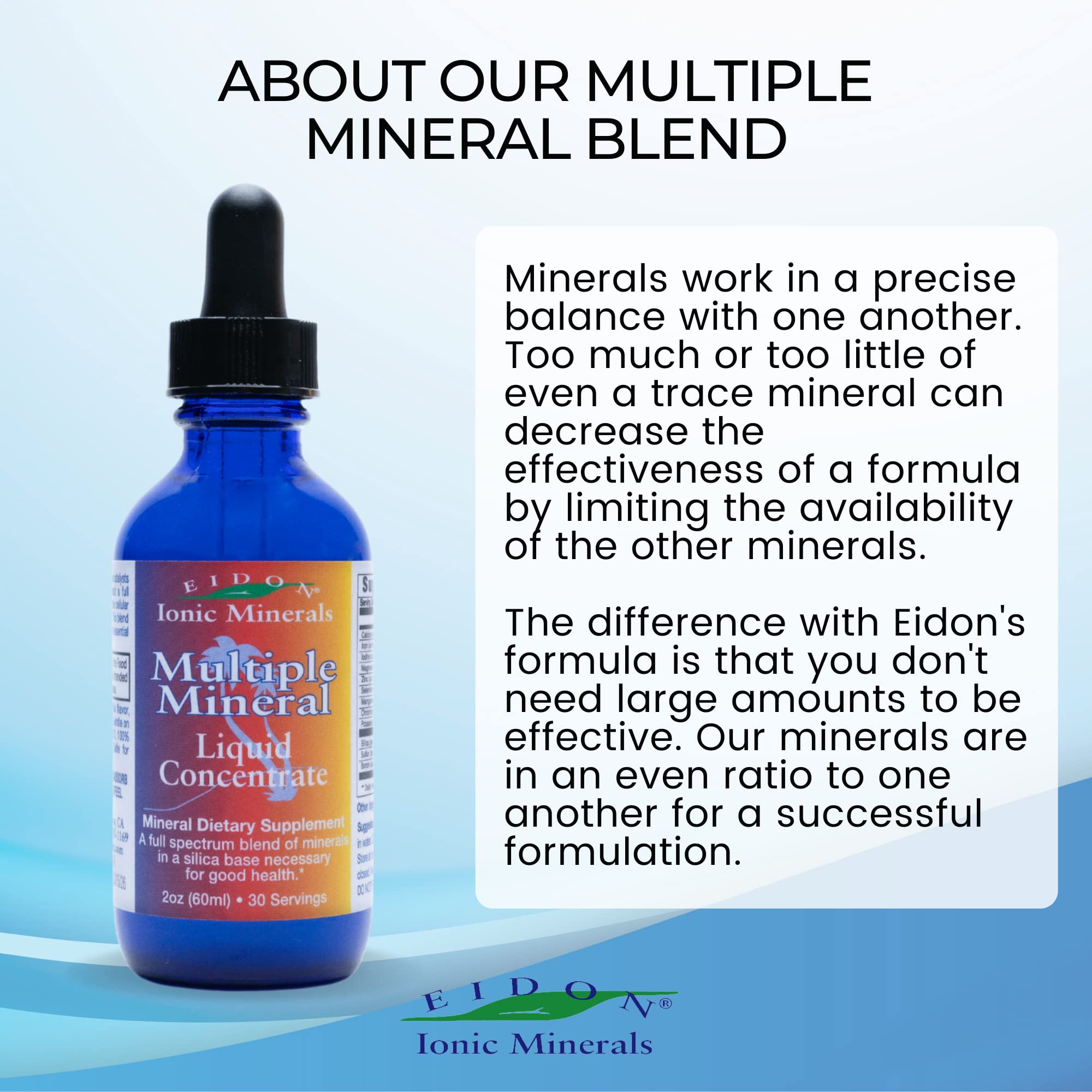 Eidon Multiple Minerals Supplement, 2 Ounce