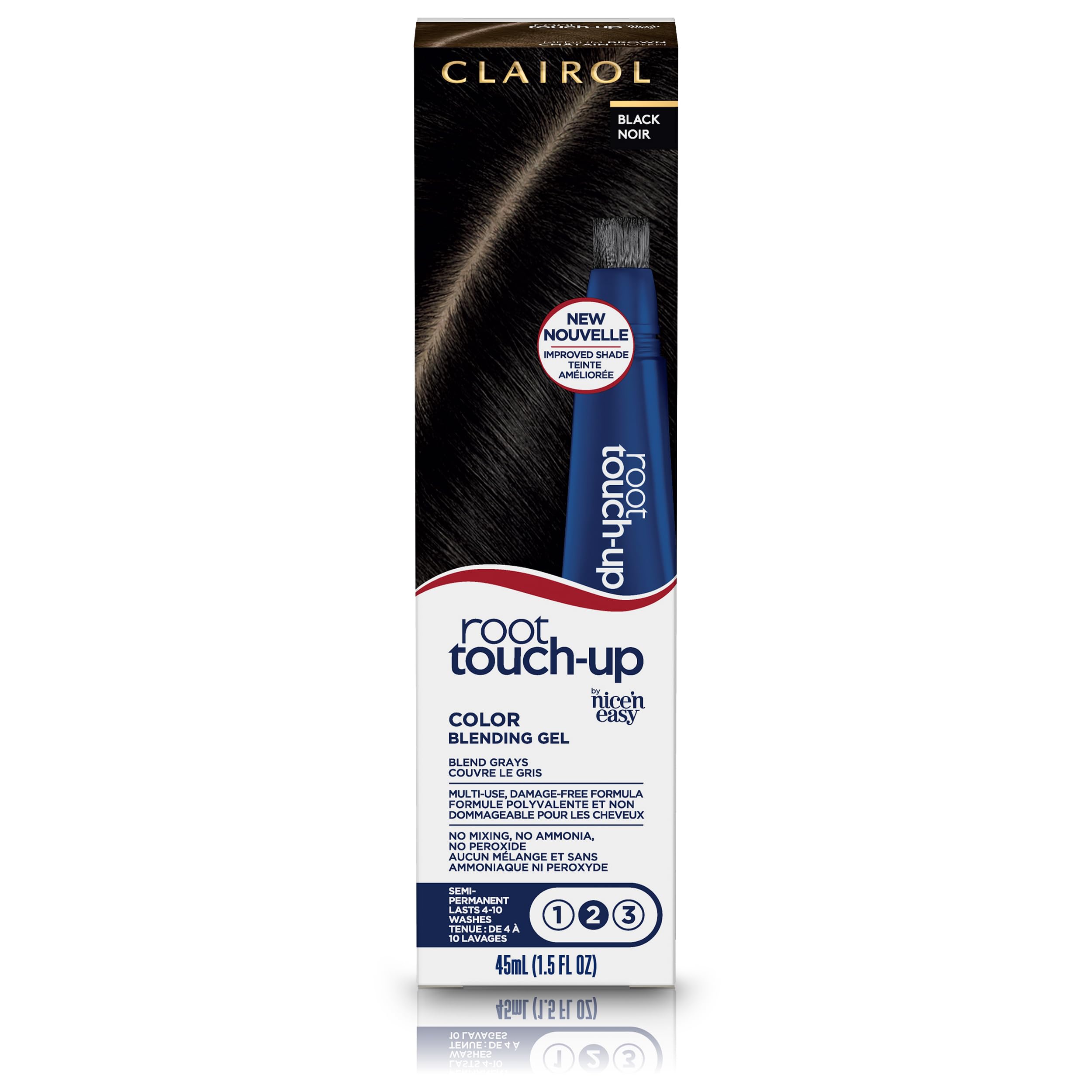 Clairol Clairol root touch-up color blending gel, 1 black, 1 count, 6 Fl Ounce