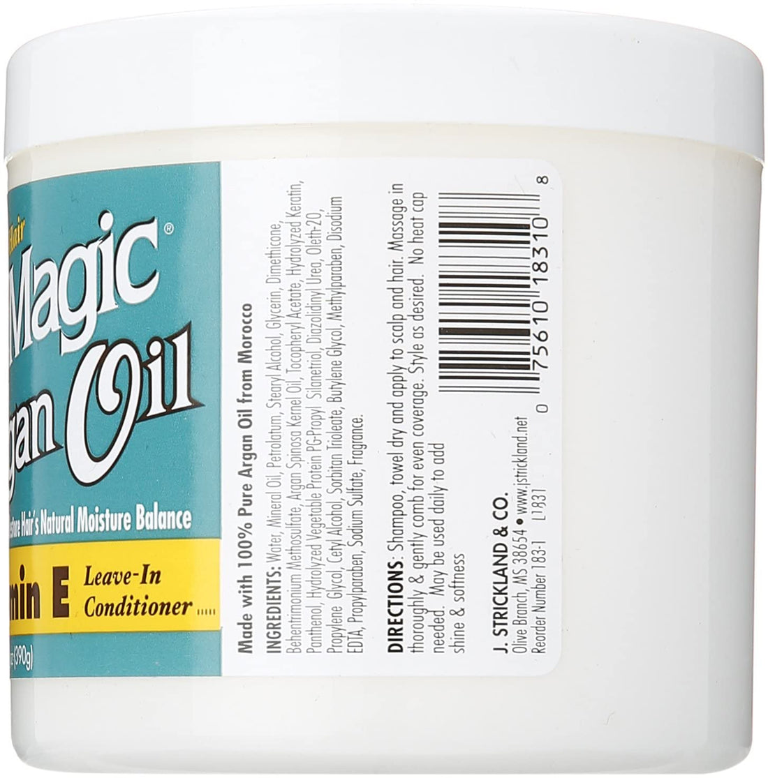 Blue Magic Argan Oil Vitamin E Leave In Conditioner 390G