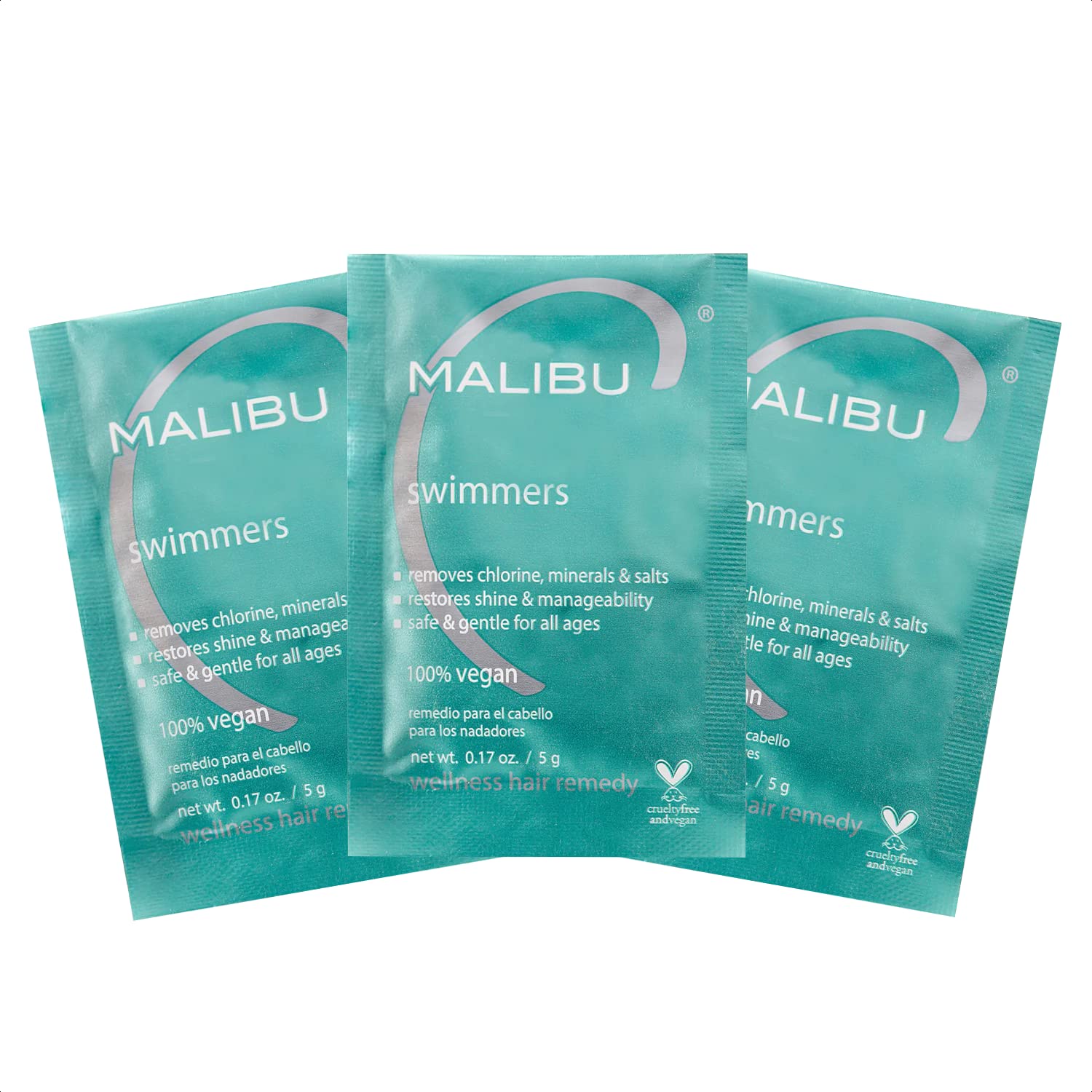Malibu C Swimmers Wellness Hair Remedy, Pack of 3