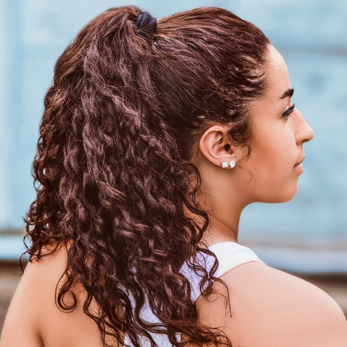 Burlybands - The Ultimate Hair Ties for Thick Heavy or Curly Hair. No Slipping Damage Breaking or Stretching Out. Seamless Ponytail Holders Scrunchies Sports Hair Ties for Thick Hair (Black)