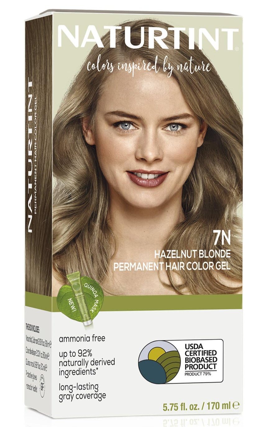 NATURTINT 7N Hazelnut Blonde Hair Color, 5.07 ML
