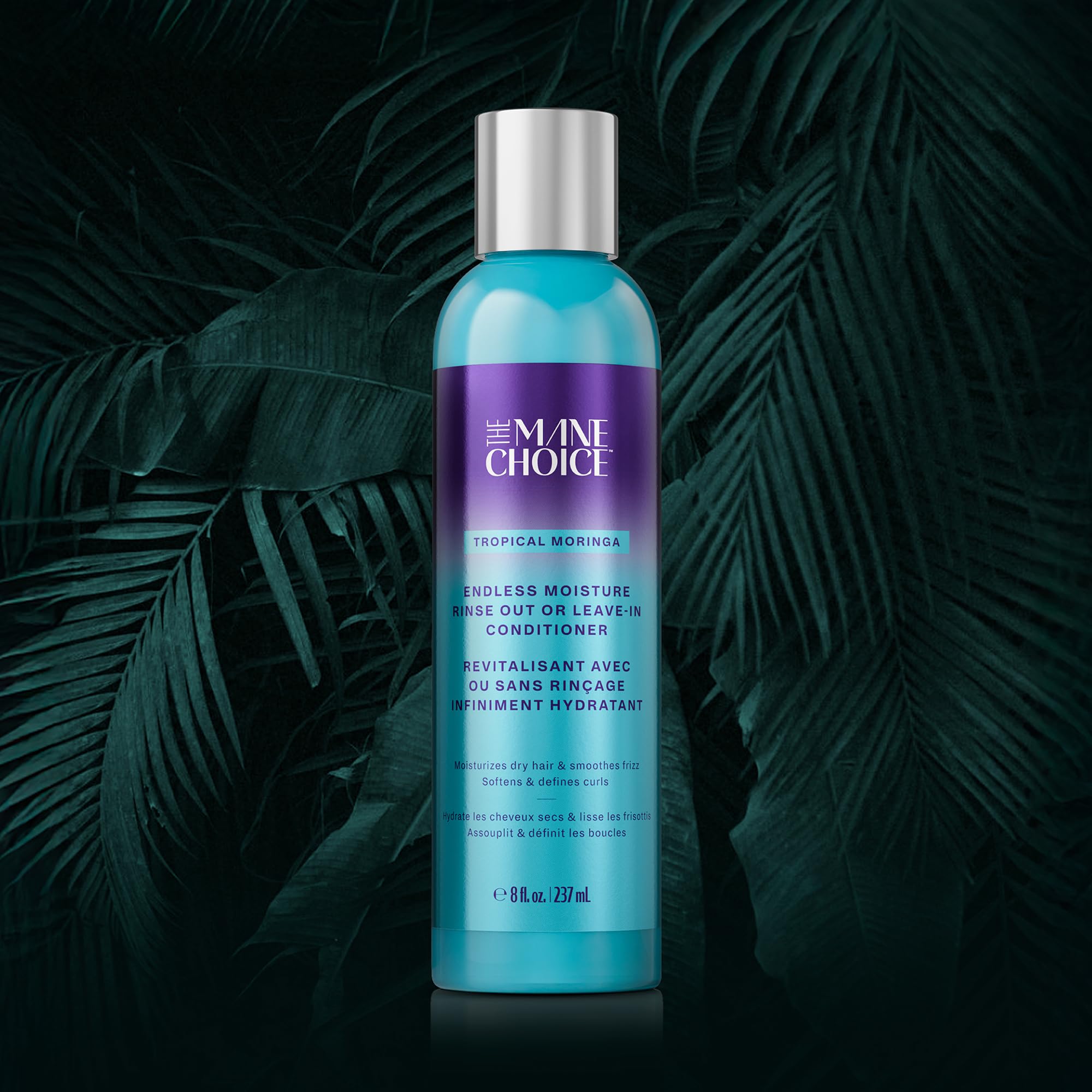 The Mane Choice Tropical Moringa Sweet Oil & Honey Endless Moisture Rinse Out or Leave In Conditioner, Detangles, Softens & Nourishes Dry, Brittle Hair, Helps Reduce Breakage & Smooth Frizz, 8 Oz