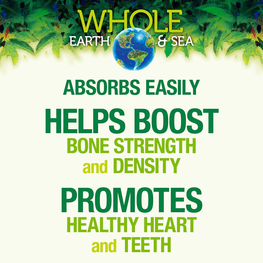 Whole Earth & Sea from Natural Factors, Bone Structure Multivitamin & Mineral, Whole Food Supplement, Vegan and Gluten Free, 60 Tablets (30 Servings)