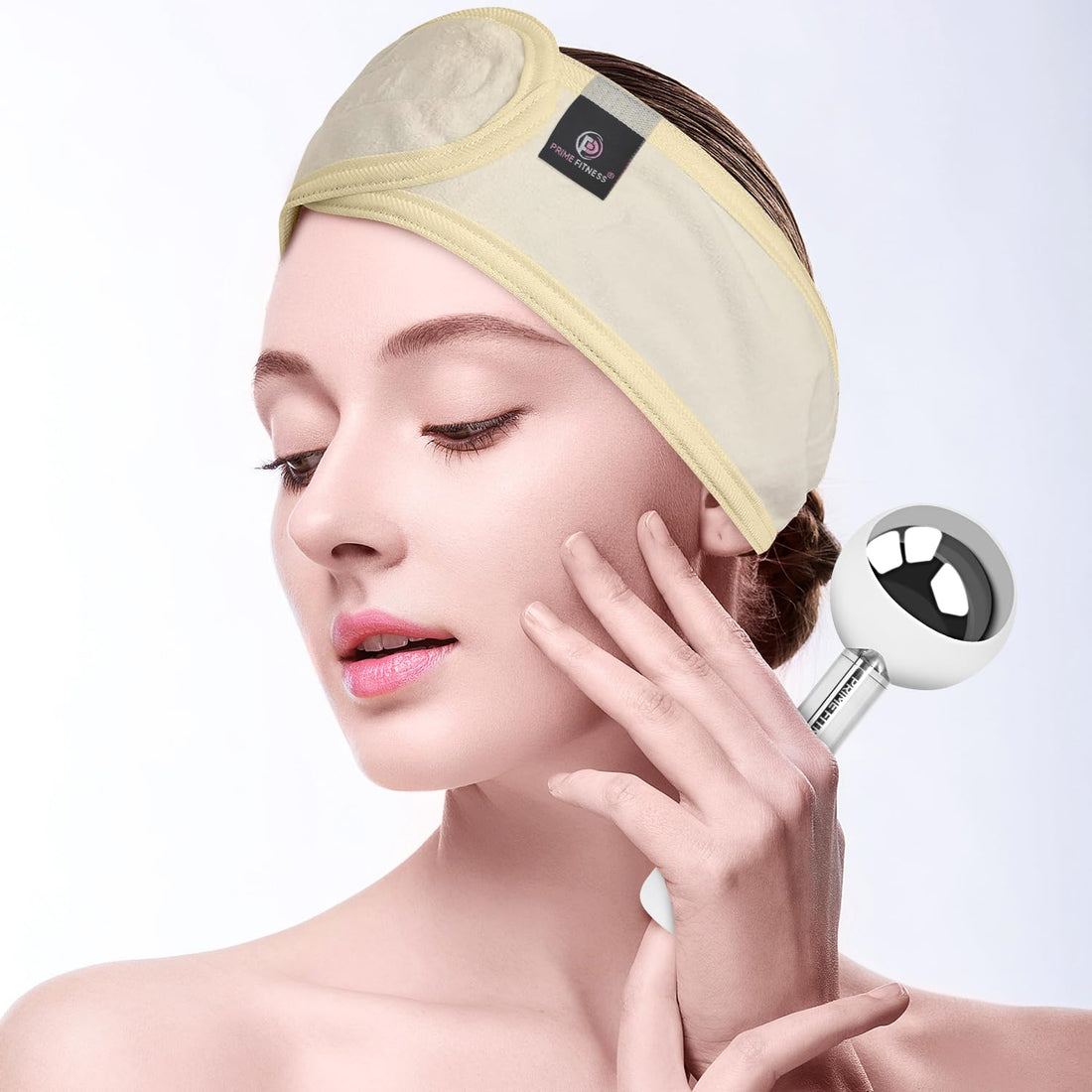 Ice Globes for Facials | Unbreakable Steel Cooling Roller | Cryo Sticks for Face | Massager for Face Neck & Eyes | Skin Care for Dark Circles, Puffiness, Wrinkles, Collagen Production (360 Rotating)