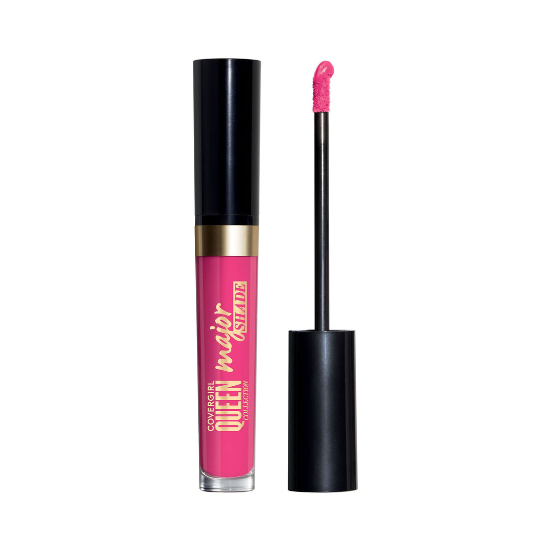 Covergirl Queen Collection Major Shade Matte Liquid Lipstick, Flamingo, 0.11 Pound