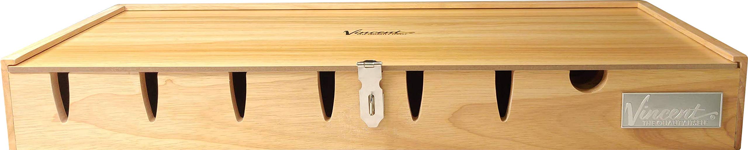 Vincent Master Case Vincent Master Case Bamboo Counter Top Tray Stylist Barber Tool Organizer Tray VT10200