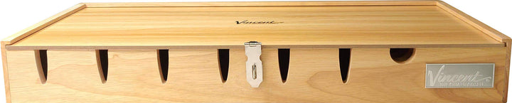 Vincent Master Case Vincent Master Case Bamboo Counter Top Tray Stylist Barber Tool Organizer Tray VT10200