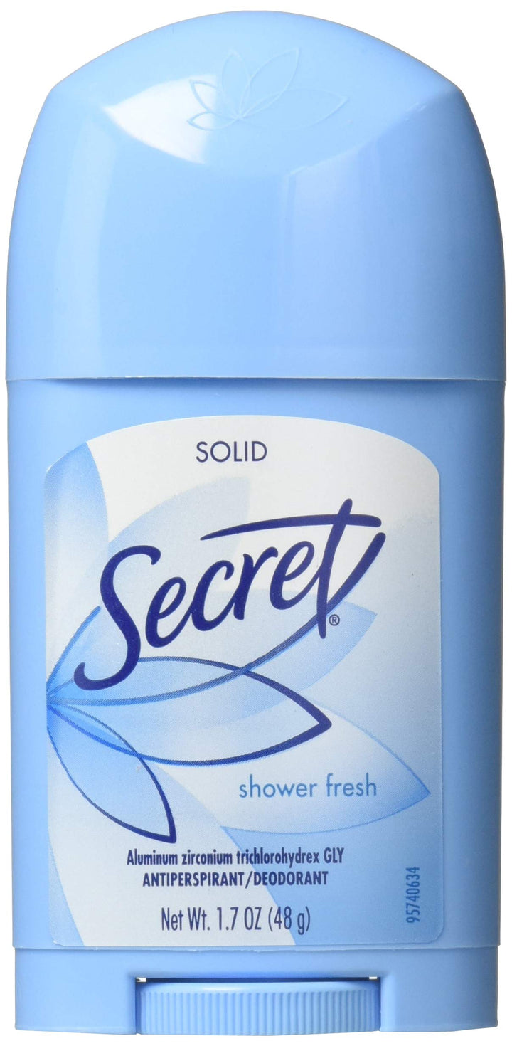 Secret Solid Anti Perspirant Deodorant Shower Fresh 1.7 Oz 6 Pack