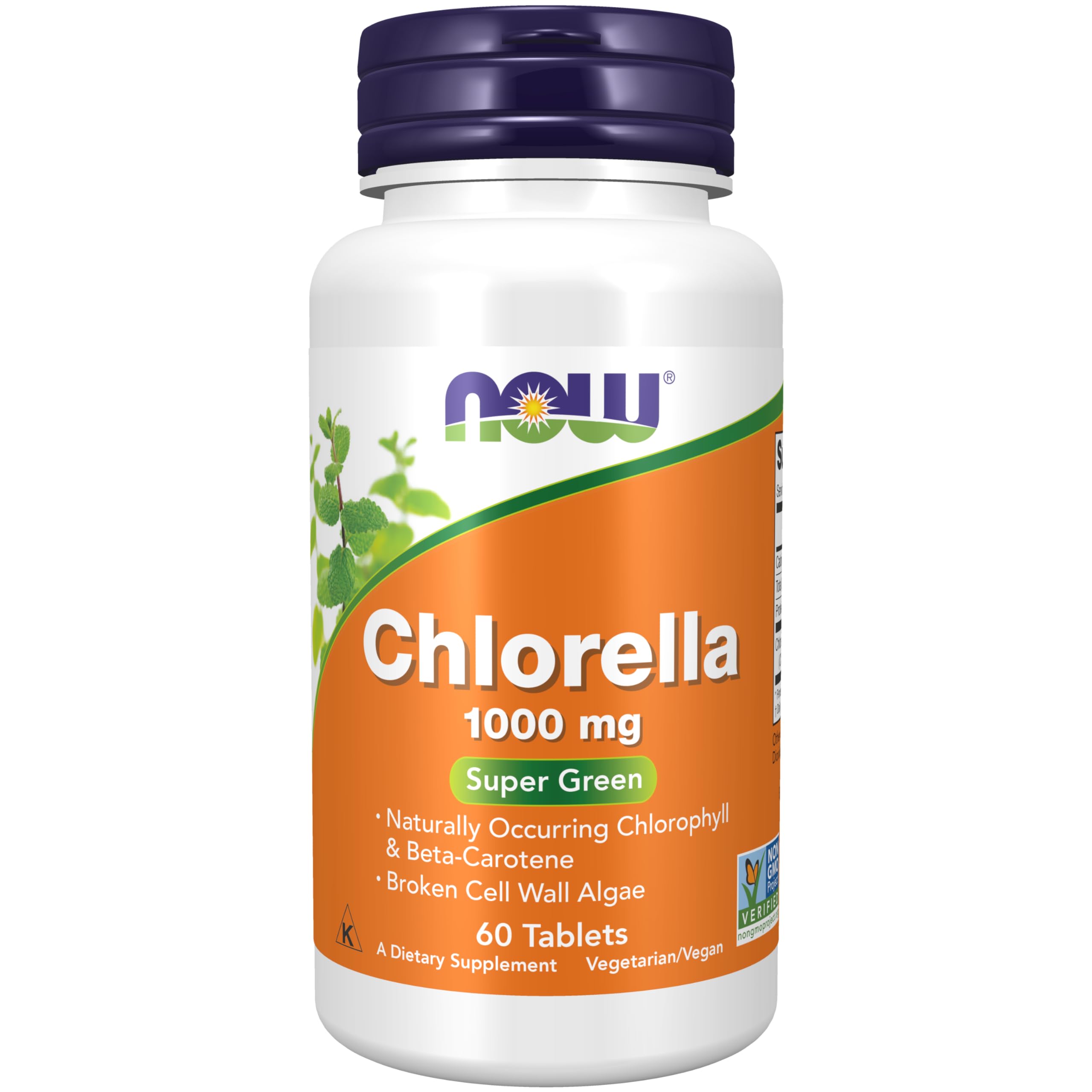 Now Foods Chlorella, 1000 mg, 60 Tabs