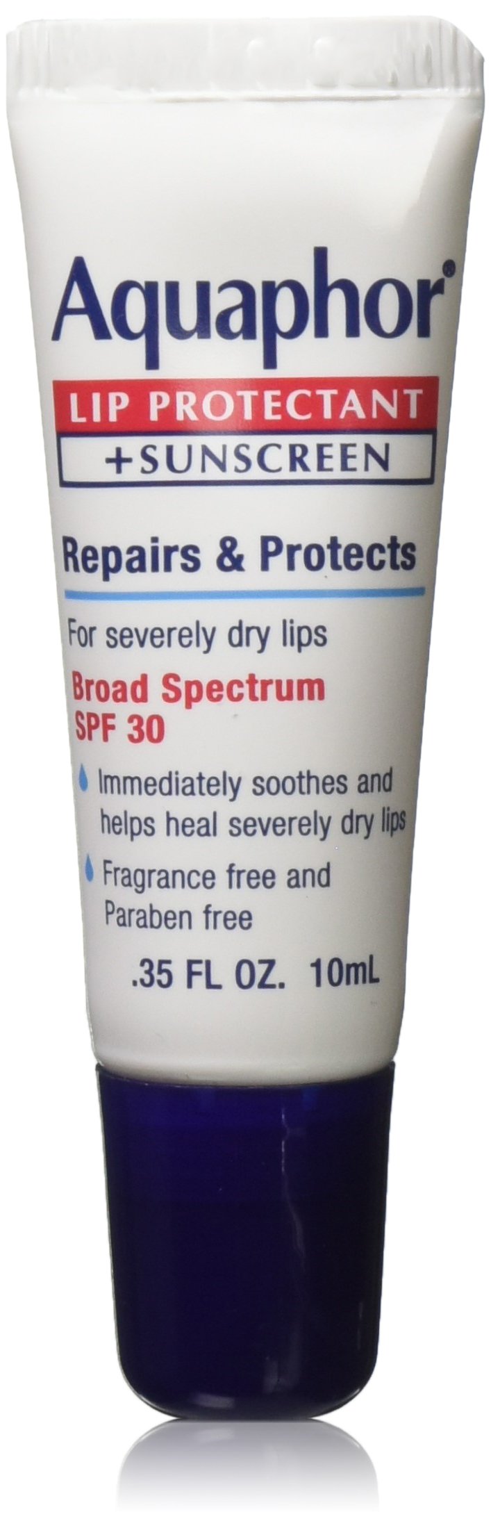 Aquaphor Lip Repair + Protect, Broad Spectrum SPF 30, .35 Fl Oz (Pack of 3)