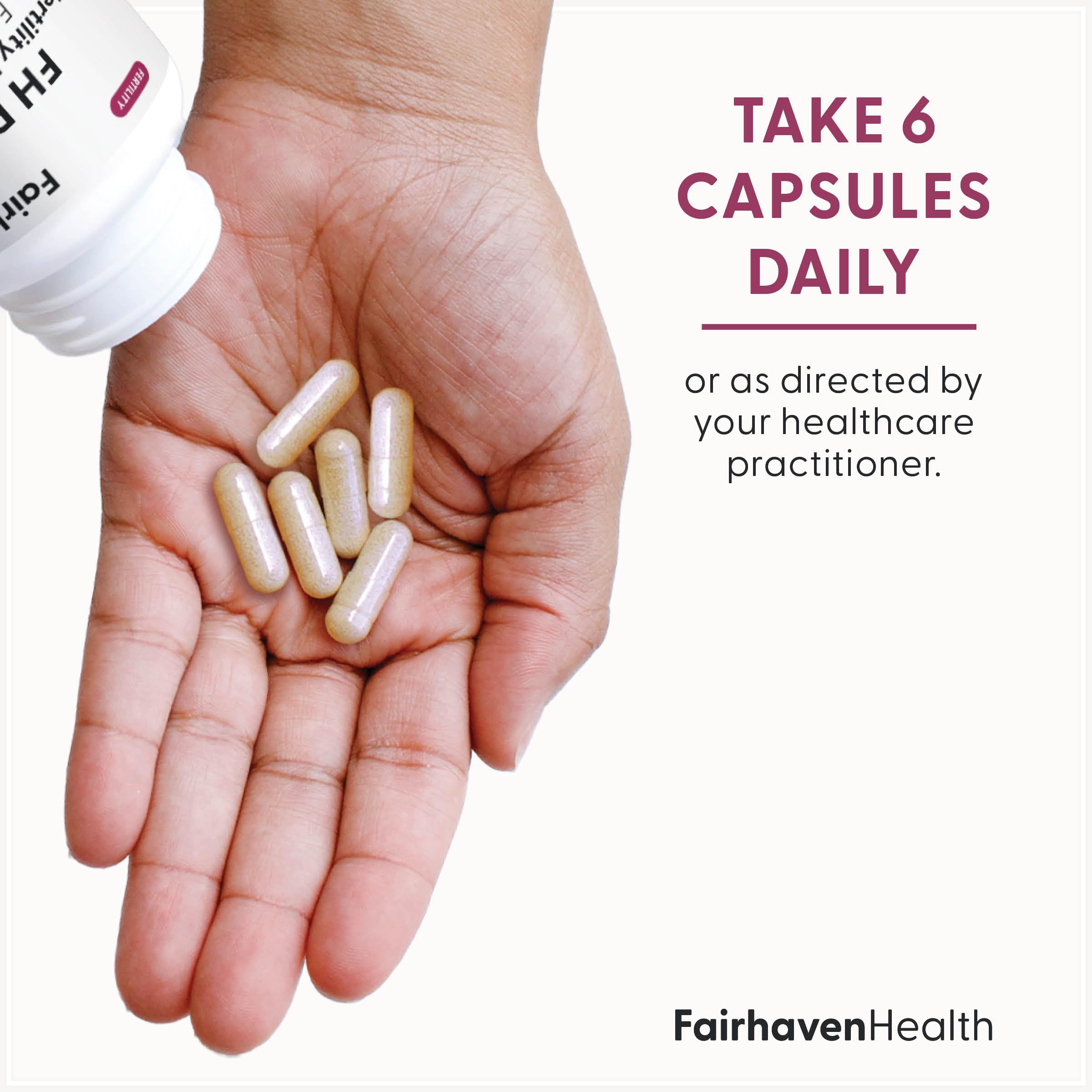 Fairhaven Health FH Pro for Women | Clinically Studied Fertility Supplements for Women | Aids Ovulation, Hormonal Balance, & Regular Cycles* | Conception for Her Fertility Support | 180 Capsules