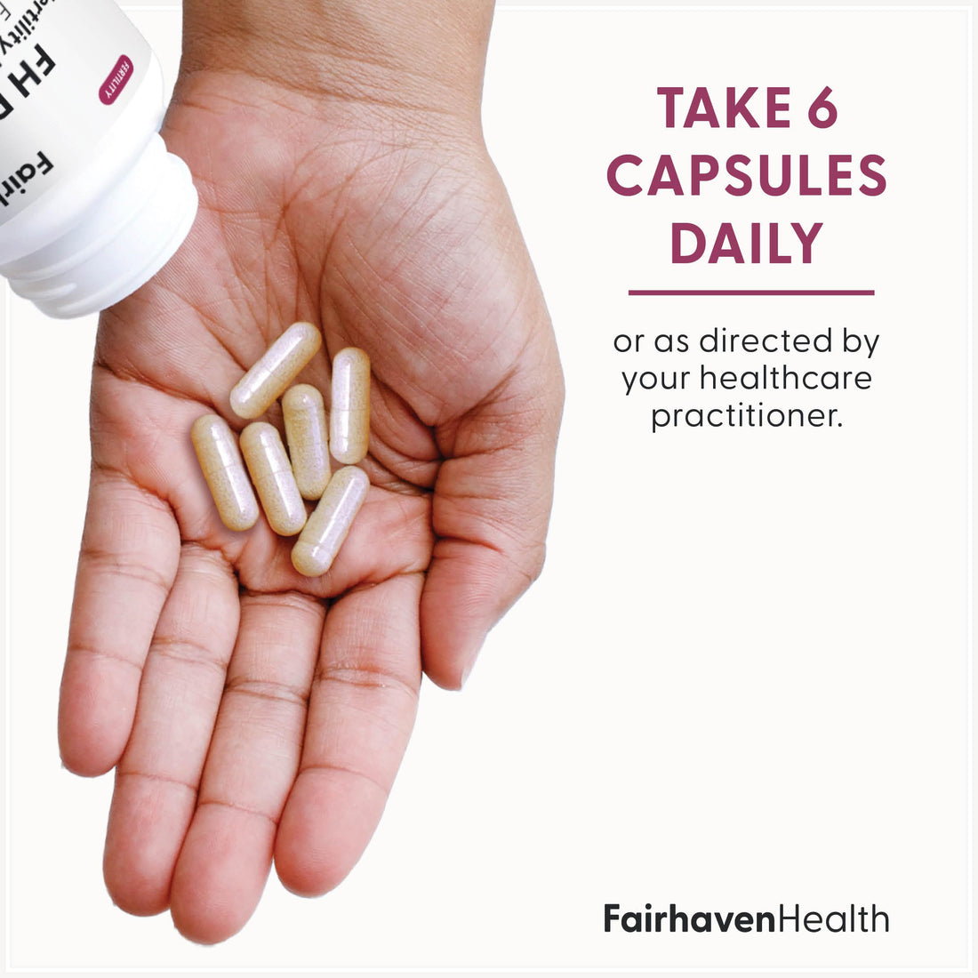 Fairhaven Health FH Pro for Women | Clinically Studied Fertility Supplements for Women | Aids Ovulation, Hormonal Balance, & Regular Cycles* | Conception for Her Fertility Support | 180 Capsules