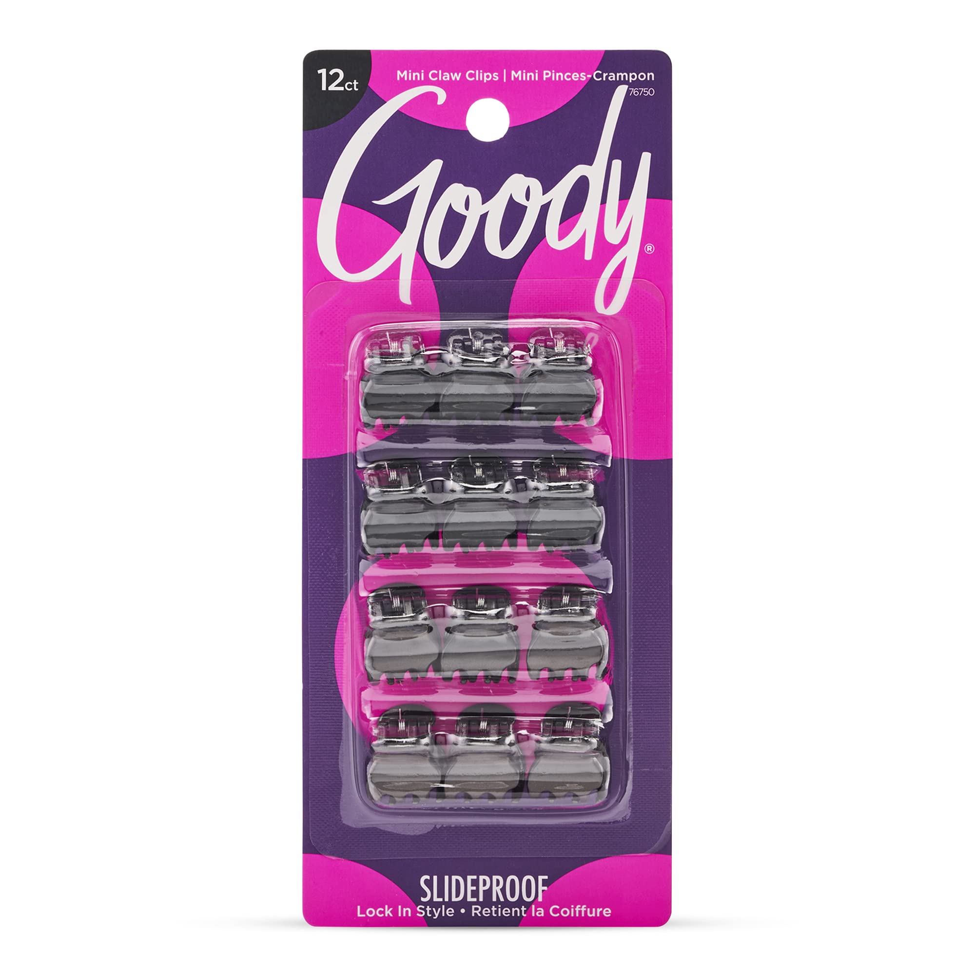 Goody Colour Collection Mini Claw Clips, Black by Goody