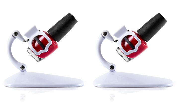 Grip & Tip Nail Polish Holder – Premium Anti-Spill Nail Polish Bottle Holder – No Mess – Perfect for DIY Nails! 2 Pack