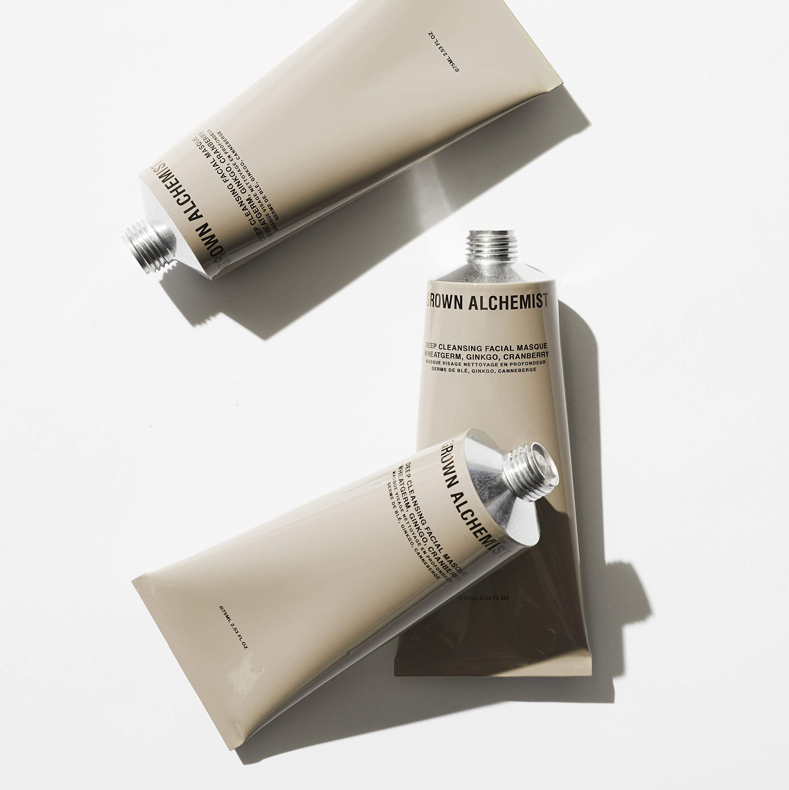 Grown Alchemist Deep Cleansing Facial Masque, Wheat Germ, Ginkgo and Cranberry