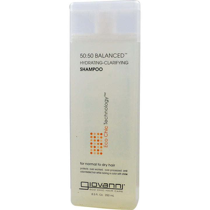 Giovanni All Natural 50-50 Balanced Hydrating Clarifying Shampoo and Conditioner Bundle for Men and Women With Aloe, Thyme and Rosemary (Sulfate and Paraben Free) 8.5 fl. oz. each