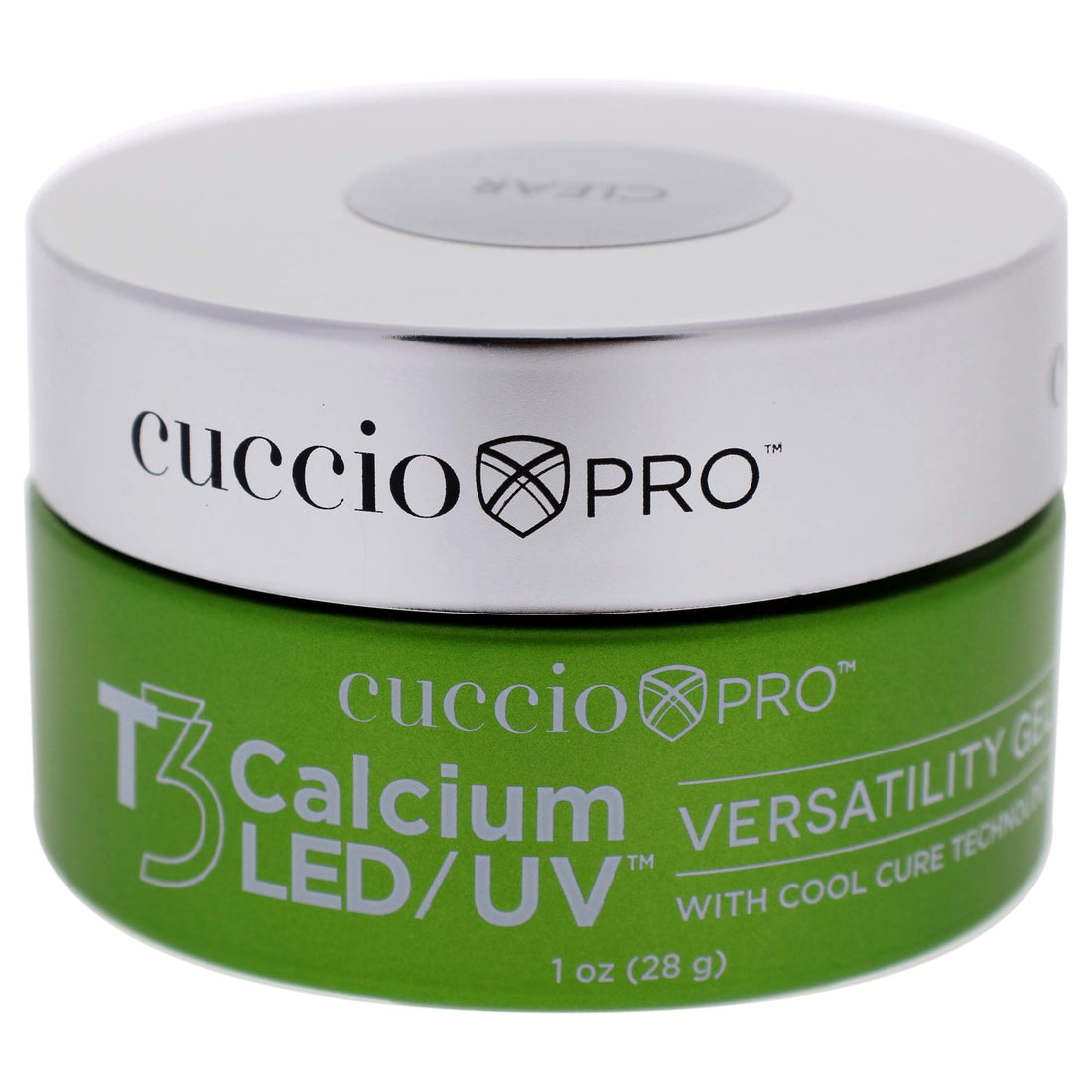 Cuccio Pro - T3 Calcium Versatility Gel - Self Leveling Clear - for Women - Nail Gel - 1 oz